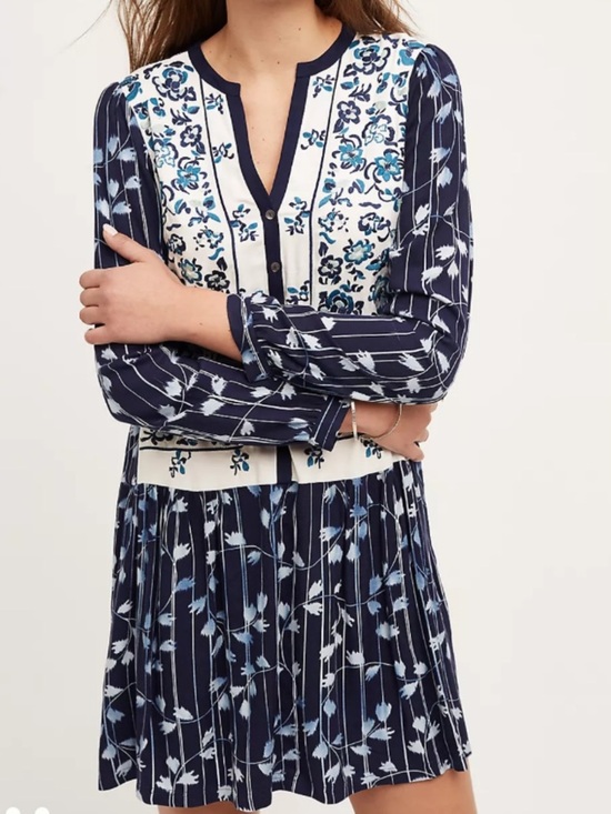 Anthropologie Dresses & Skirts - Like New Anthropologie TINY Semele Embroidered Shirt Dress Size Large